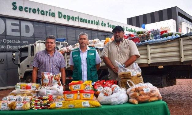 SAN IGNACIO DE VELASCO RECIBE 5 TONELADAS DE AYUDA HUMANITARIA DE LA GOBERNACIÓN