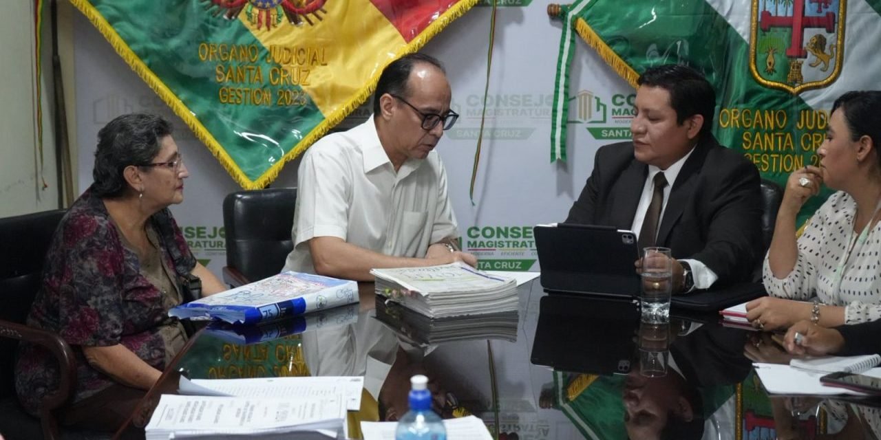 MAGISTRATURA INTENSIFICA SUPERVISIÓN EN SANTA CRUZ POR RETRASOS JUDICIALES