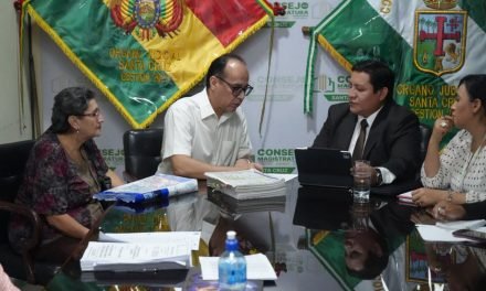 MAGISTRATURA INTENSIFICA SUPERVISIÓN EN SANTA CRUZ POR RETRASOS JUDICIALES