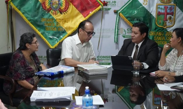 MAGISTRATURA INTENSIFICA SUPERVISIÓN EN SANTA CRUZ POR RETRASOS JUDICIALES