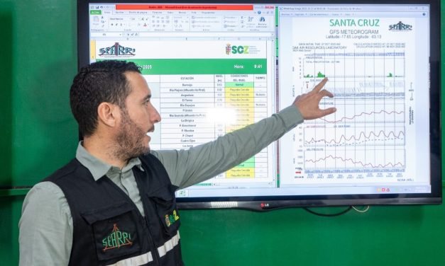 LLUVIAS PROVOCAN CRECIDAS EN RÍOS Y ACTIVAN ALERTA AMARILLA EN SANTA CRUZ