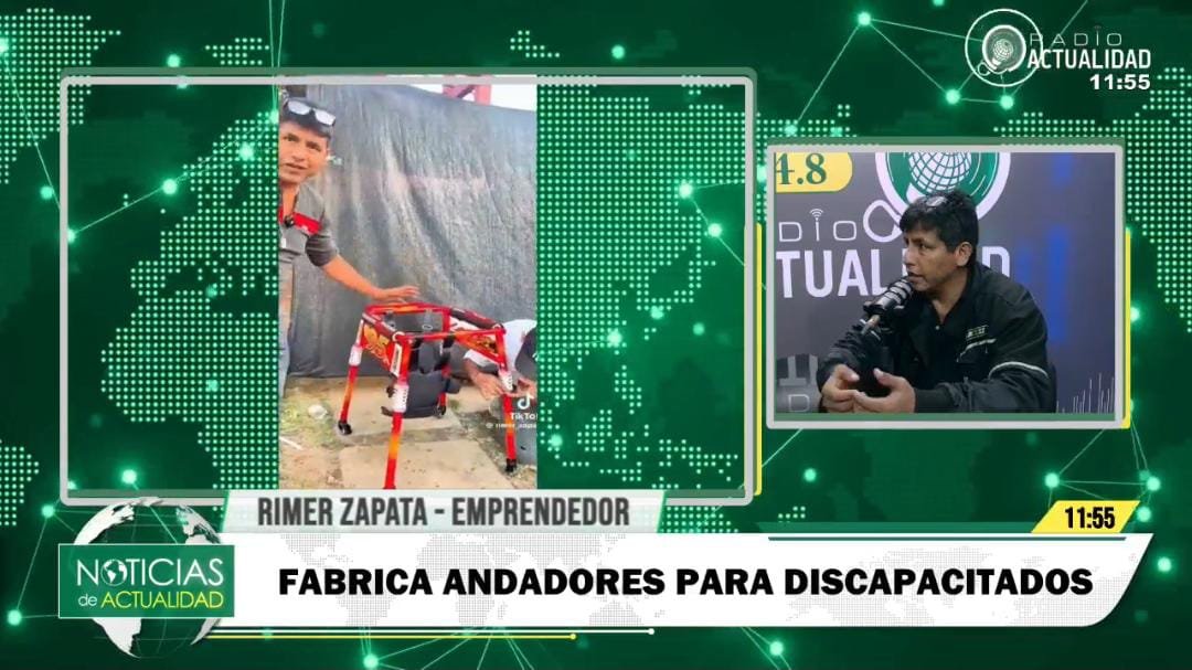 ANDADORES QUE DEVUELVEN SONRISAS: EL PROYECTO SOLIDARIO DE RIMER ZAPATA