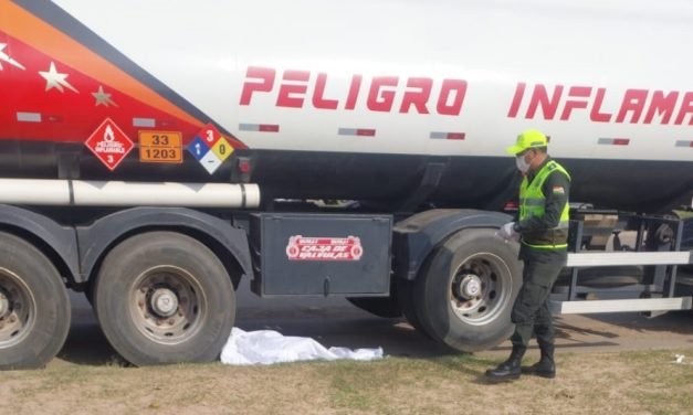 PERSONA MUERE TRAS SER APLASTADO POR UN CISTERNA