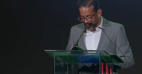 CAMACHO RATIFICA APOYO A RODRIGO PAZ DURANTE EL FORO VISIÓN BOLIVIA 2025