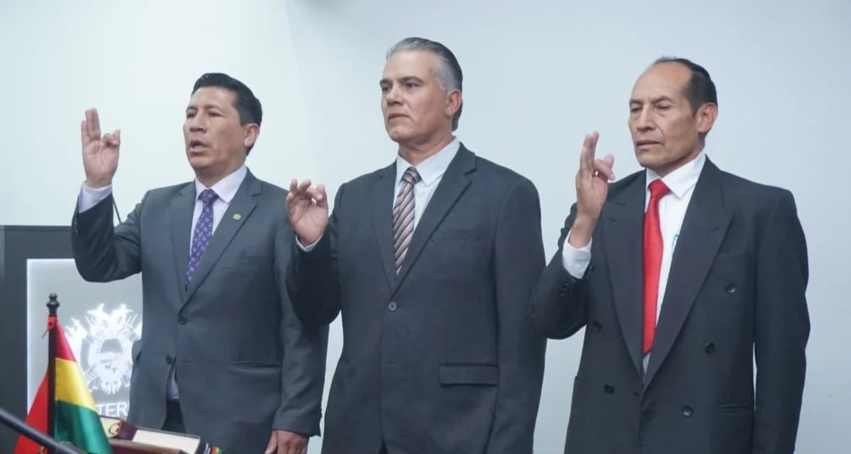 TRES VICEMINISTROS ASUMEN ROLES CLAVE EN EL MINISTERIO DE GOBIERNO