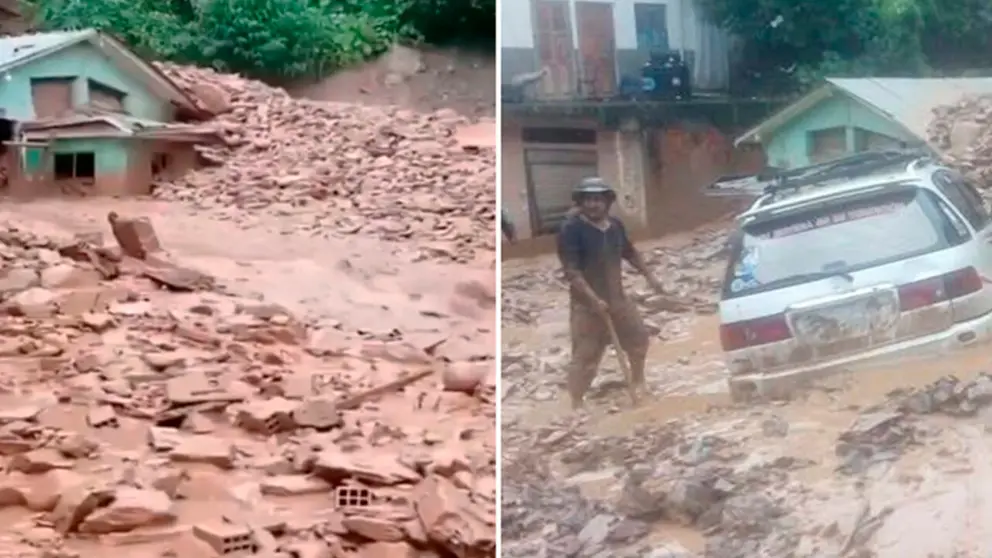 MÁS DE 50 FAMILIAS PIERDEN SUS HOGARES POR DESLIZAMIENTOS EN LA ASUNTA