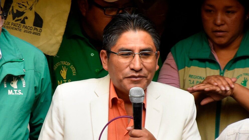 FÉLIX PATZI ANUNCIA SU CANDIDATURA A GOBERNADOR DE LA PAZ PARA 2026