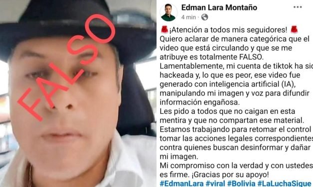 VIDEO POLÉMICO DE LARA ES MANIPULADO CON IA, AFIRMA EL VICEPRESIDENTE