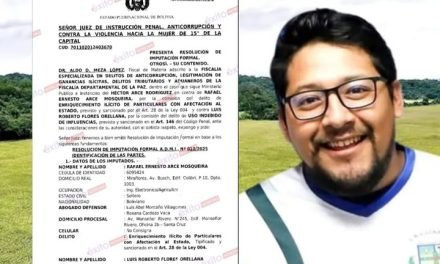 FISCALÍA IMPUTA A RAFAEL ARCE MOSQUEIRA POR ENRIQUECIMIENTO ILÍCITO