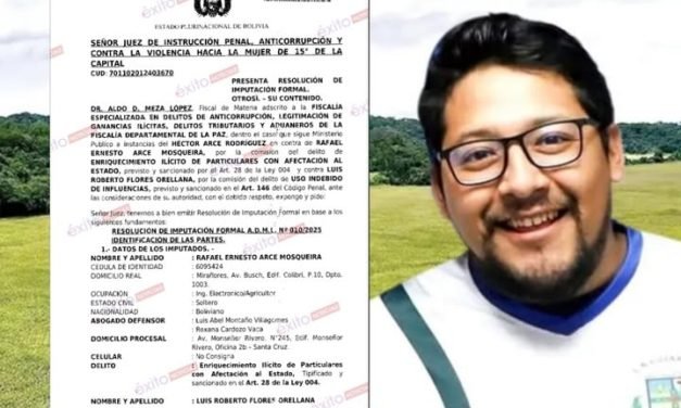 FISCALÍA IMPUTA A RAFAEL ARCE MOSQUEIRA POR ENRIQUECIMIENTO ILÍCITO