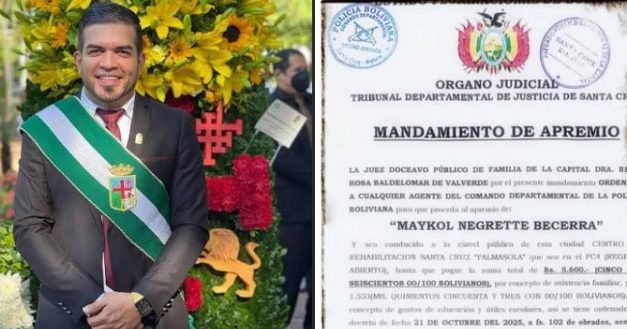 ORDEN DE APREMIO CONTRA CONCEJAL MAYKOL NEGRETE