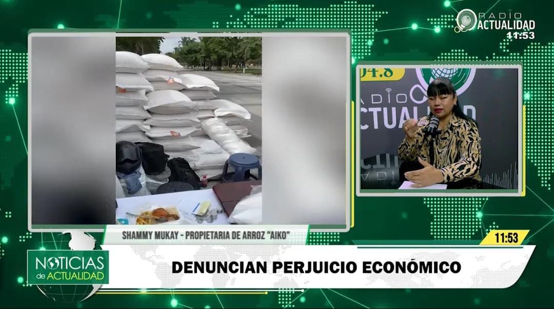 EMPRESARIA DENUNCIA DAÑO ECONÓMICO TRAS DECOMISO DE ARROZ EN EL PLAN 3000