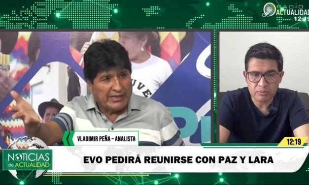 VLADIMIR PEÑA: MORALES DEBE PONERSE A DERECHO ANTES DE PARTICIPAR EN POLÍTICA