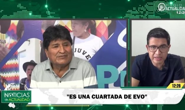 VLADIMIR PEÑA: “EVO MORALES BUSCA UNA COARTADA PARA EVADIR A LA JUSTICIA ORDINARIA”
