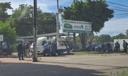 BLOQUEO EN EMACRUZ: TRABAJADORES EXIGEN PAGO DE SUELDOS ATRASADOS