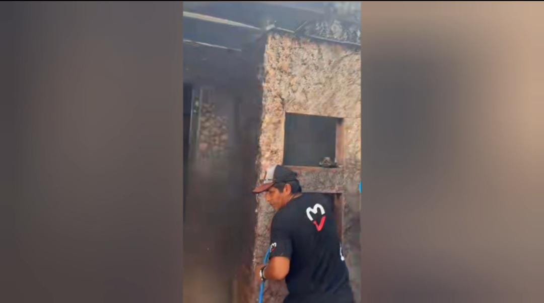 FUEGO ARRASA CON LA VIVIENDA Y EL TALLER SOLIDARIO DE RIMER ZAPATA EN EL PLAN 3000