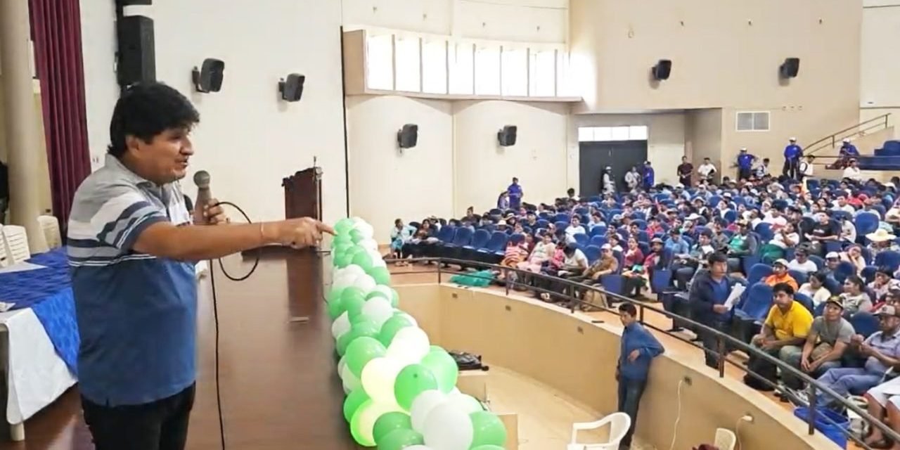 MORALES ALERTA SOBRE RIESGOS DE LA DESCENTRALIZACIÓN EN SALUD Y EDUCACIÓN