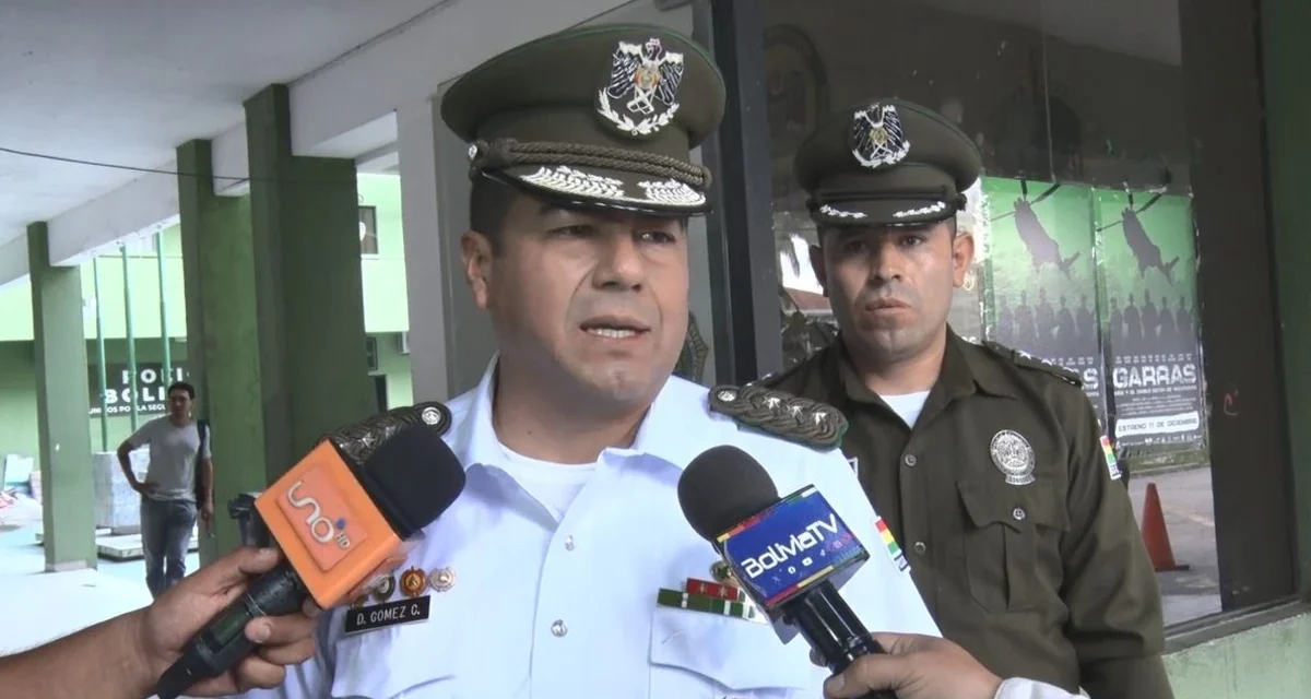 JHENKY GÓMEZ CÓRDOVA ASUME COMANDO POLICIAL EN SANTA CRUZ CON ENFOQUE ANTICORRUPCIÓN