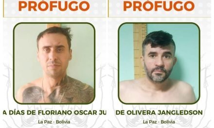 DOS BRASILEÑOS DE ALTA PELIGROSIDAD Y VINCULADOS AL PCC FUGAN DEL PENAL DE CHONCHOCORO