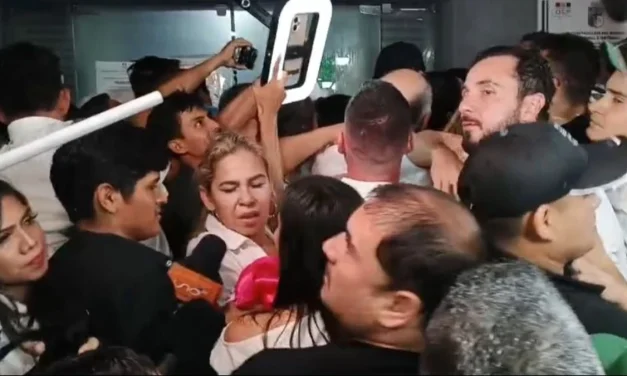 INCIDENTES Y AGRESIONES MARCAN LA INSCRIPCIÓN DE CAMACHO Y VELASCO EN SANTA CRUZ