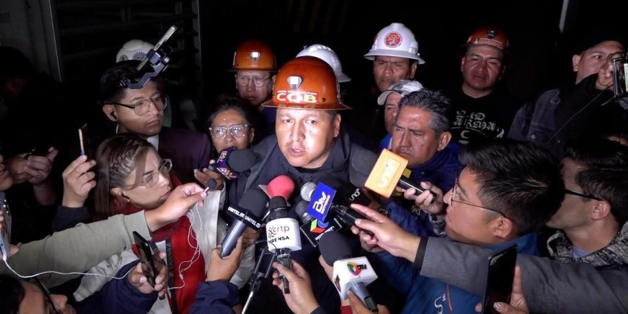 COB RATIFICA PARO INDEFINIDO Y ANUNCIA MOVILIZACIONES INCLUSO EN NAVIDAD