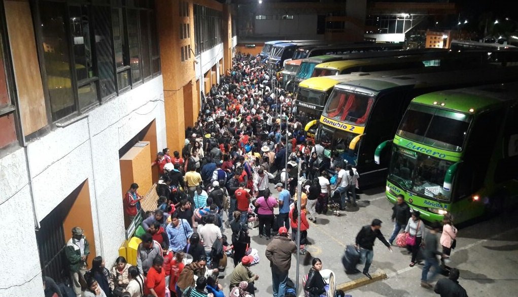 TARIFAS DE PASAJES INTERDEPARTAMENTALES SUBIRÁN TEMPORALMENTE UN 40% DESDE ENERO