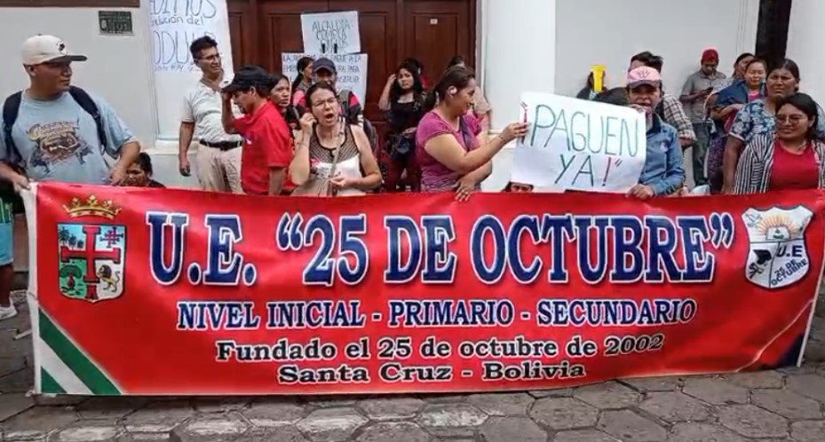 PADRES Y VECINOS EXIGEN CONCLUIR MÓDULOS EDUCATIVOS PARALIZADOS