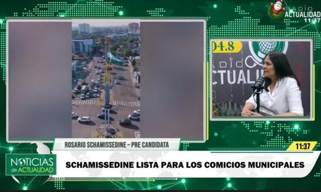 ROSARIO SCHAMISSEDDINE SU CANDIDATURA A LA ALCALDÍA DE SANTA CRUZ