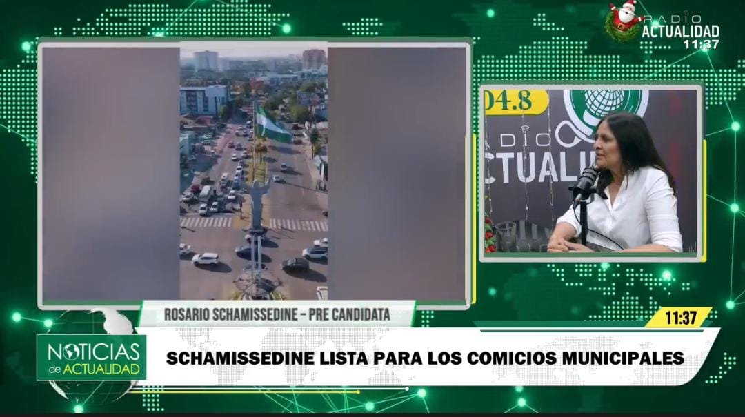 ROSARIO SCHAMISSEDDINE SU CANDIDATURA A LA ALCALDÍA DE SANTA CRUZ