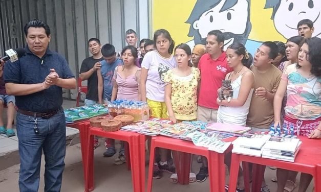 LA FSTPSC ENTREGA AYUDA AL HOGAR «AME BOLIVIA»