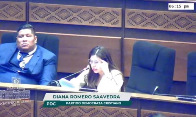 ESPOSA DE EDMAND LARA VOTA EN CONTRA DE CRÉDITO JICA: “NO QUIERO SER PARTE DE LA CORRUPCIÓN”