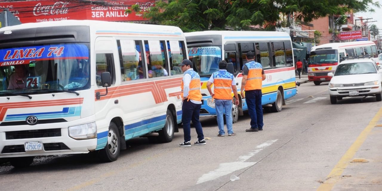 MUNICIPIO REFUERZA CONTROLES PARA QUE SE RESPETE EL PASAJE DE BS 2,30