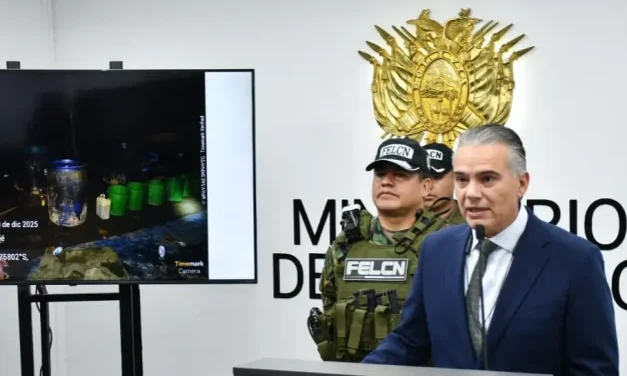 GOBIERNO ADVIERTE: “NO HABRÁ CONVIVENCIA CON EL NARCOTRÁFICO” EN BOLIVIA
