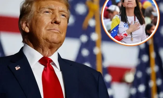 TRUMP CUESTIONA LIDERAZGO DE MARÍA CORINA MACHADO