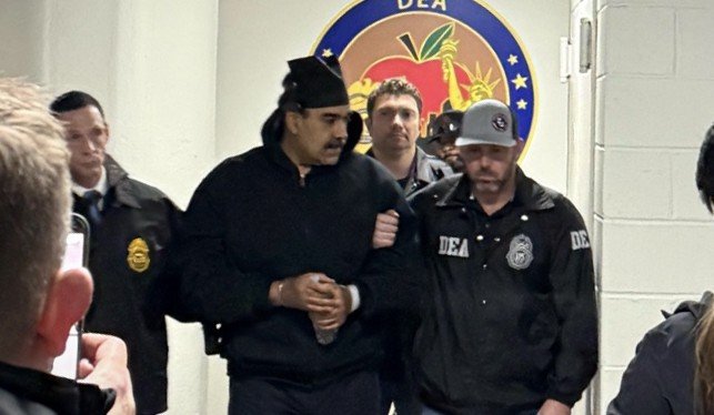 MADURO PASÓ SU PRIMERA NOCHE TRAS LAS REJAS EN ESTADOS UNIDOS