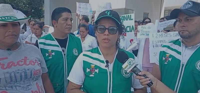 RED MUNICIPAL DE SALUD DEL NORTE EN MITIN DE PROTESTA POR FALTA DE PAGO