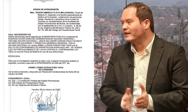 ORDENAN CAPTURA INTERNACIONAL PARA DORGATHEN: FISCALÍA ACTIVA SELLO ROJO TRAS FALTAR A SU AUDIENCIA CAUTELAR