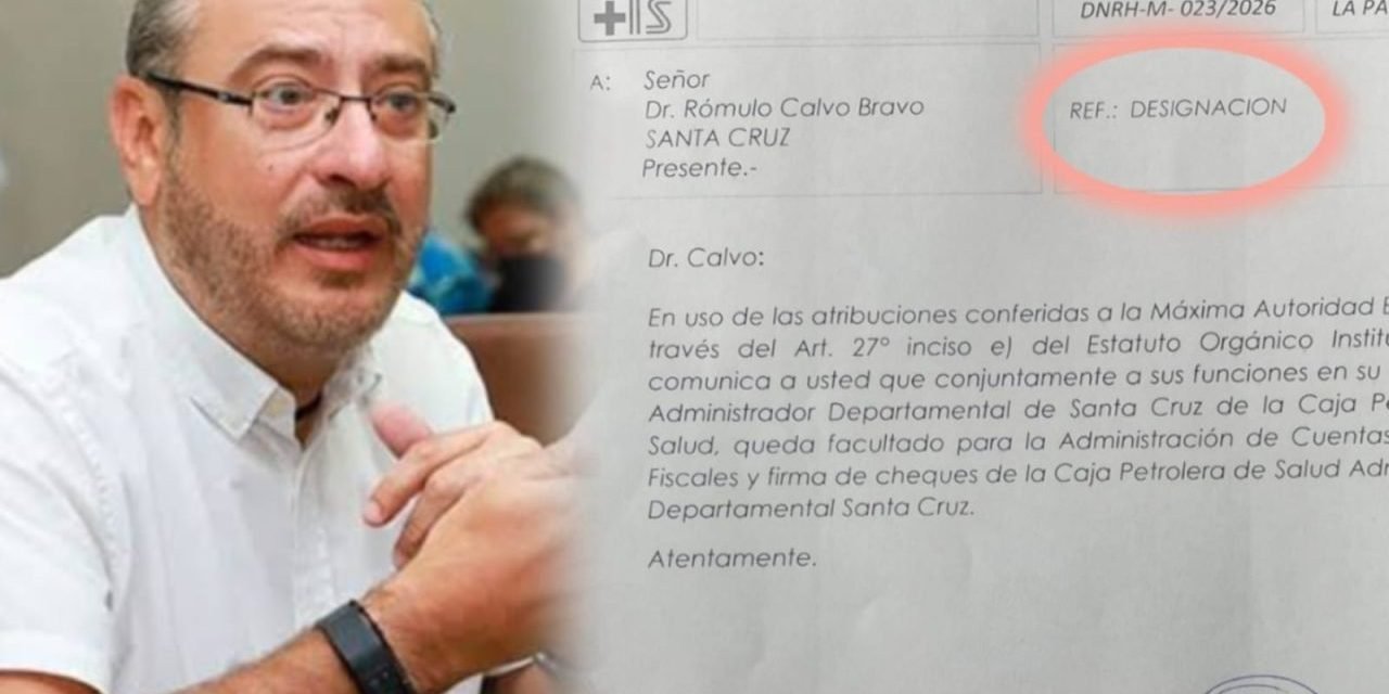 RÓMULO CALVO ASUME EL CONTROL FINANCIERO DE LA CAJA PETROLERA EN SANTA CRUZ