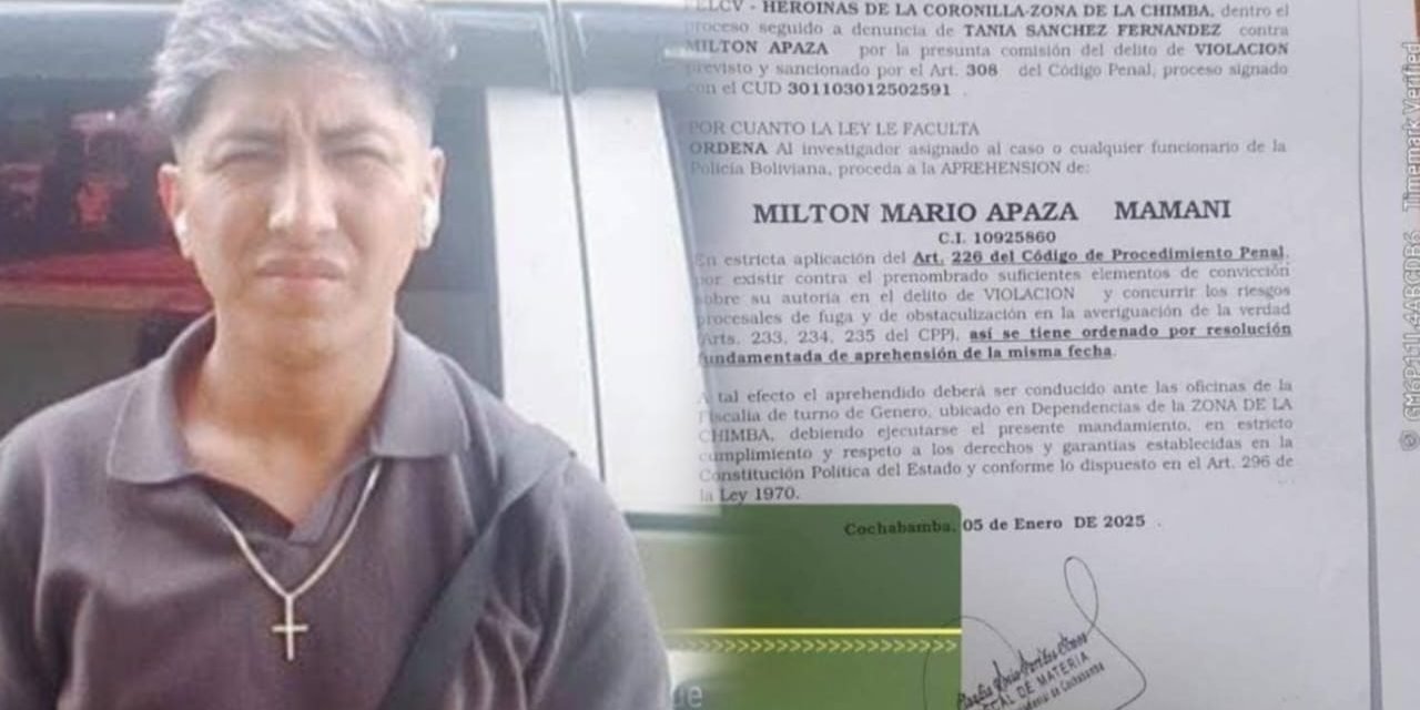 APREHENDEN AL TIKTOKER “MILTON” EN EL AEROPUERTO DE VIRU VIRU POR PRESUNTA VIOLACIÓN