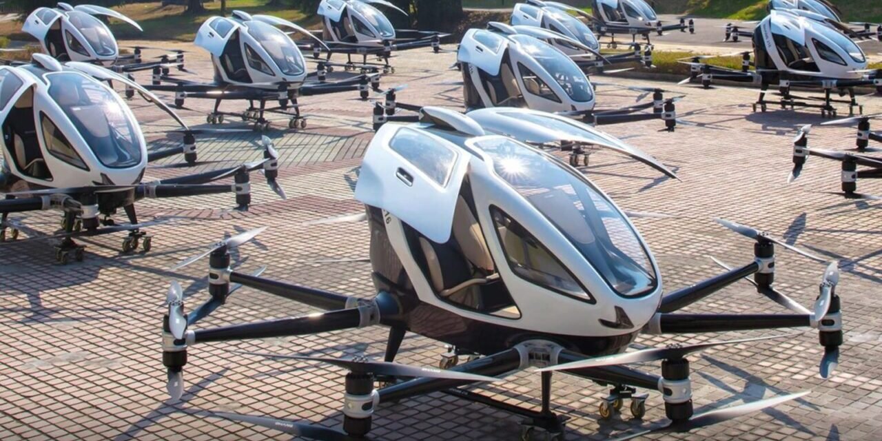 CHINA OTORGA LAS PRIMERAS LICENCIAS COMERCIALES PARA TAXI DRONES AUTÓNOMOS