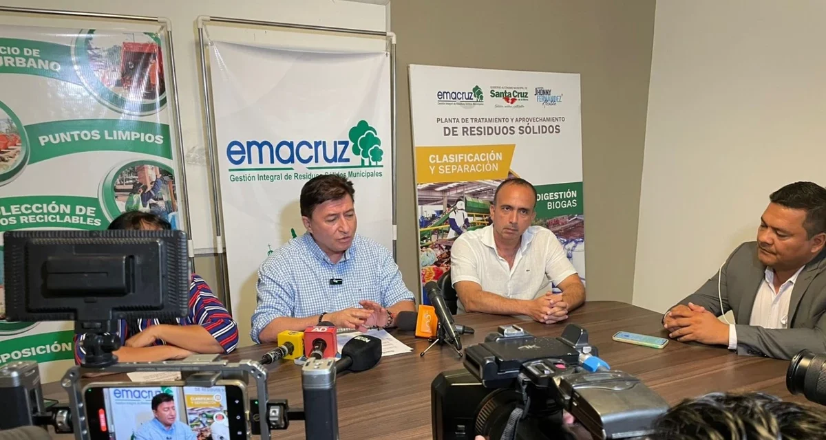 REAJUSTE DEL SERVICIO DE LIMPIEZA EN SANTA CRUZ DEPENDE DEL GOBIERNO, ACLARA EMACRUZ