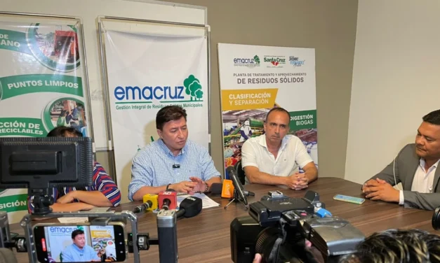 REAJUSTE DEL SERVICIO DE LIMPIEZA EN SANTA CRUZ DEPENDE DEL GOBIERNO, ACLARA EMACRUZ