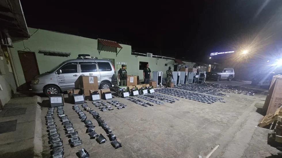 INCAUTAN EN VIRU VIRU 356 KILOS DE MARIHUANA LÍQUIDA PROCEDENTE DE EE. UU.