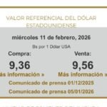 DÓLAR REFERENCIAL ROMPE RÉCORD Y SE DISPARA A BS 9,56