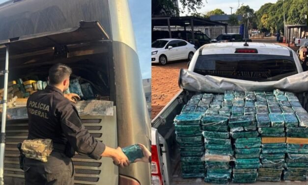 BRASIL: DECOMISAN 745 KILOS DE COCAÍNA EN UN BUS CON 30 BOLIVIANOS A BORDO
