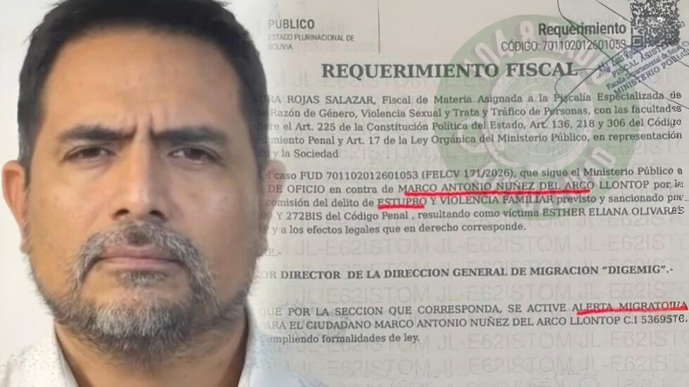 ALERTA MIGRATORIA PARA MARCO NUÑEZ DEL ARCO