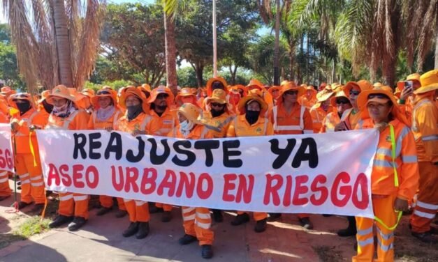 ASEO URBANO PIRAÍ EXIGE REAJUSTE SALARIAL Y REVISIÓN DE CONTRATOS