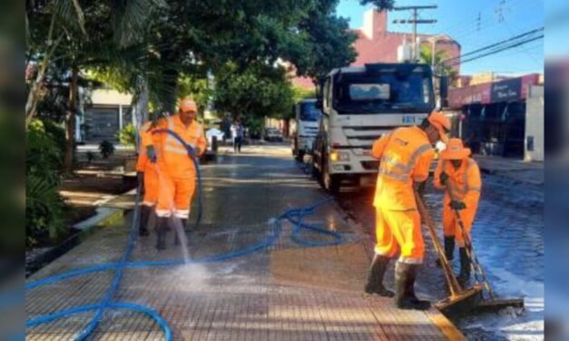 LIMPIEZA DEL CENTRO HISTÓRICO TRAS LOS FESTEJOS DE CARNAVAL