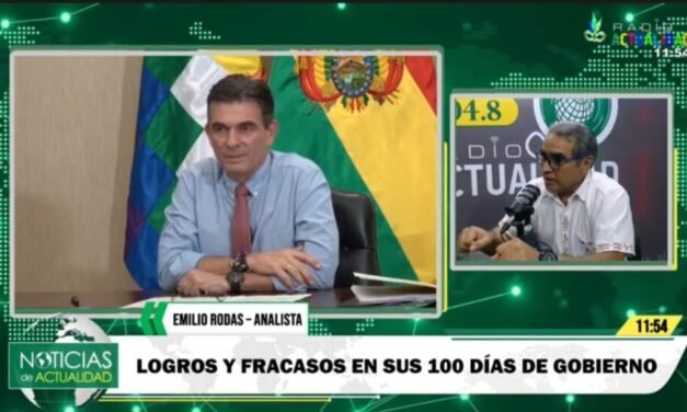 EMILIO RODAS: «HAN SIDO TRES MESES DE APRENDIZAJE PARA RODRIGO PAZ»