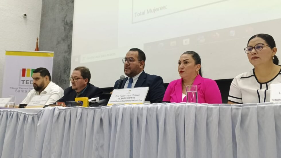 TED SANTA CRUZ DESIGNA MÁS DE 53 MIL JURADOS PARA LAS ELECCIONES